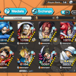 BR576⚡️3 EX MAX⚡️SHANKS MAX⚡️AKAINU MAX⚡️2 SMOKE MAX⚡️GOOD MEDAL⚡️MANY MEDAL MATERIAL 0